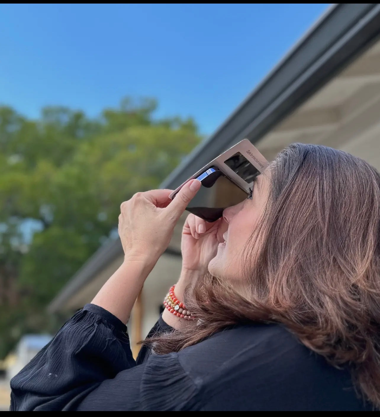 Cell phone shade total eclipse