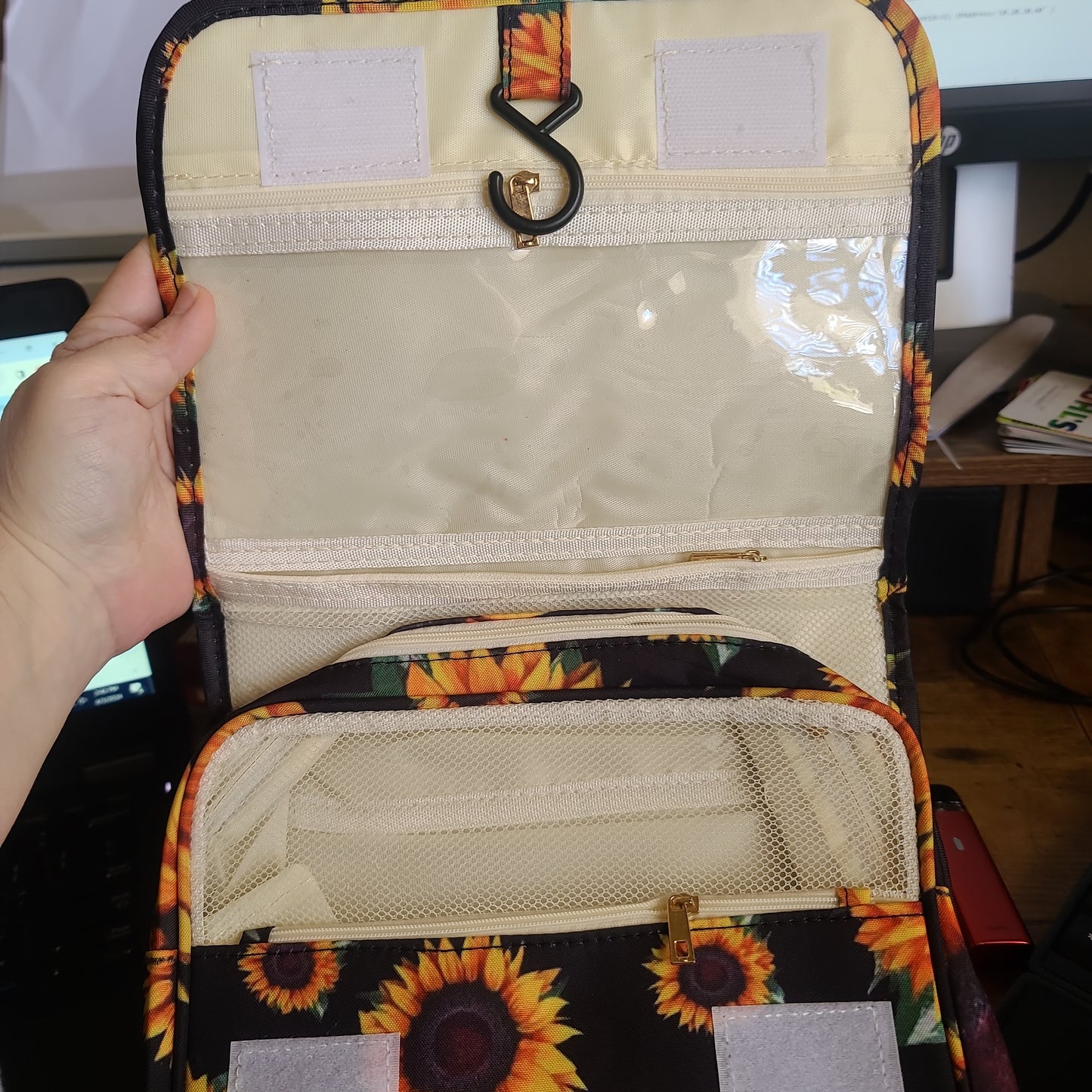 Sunflower Bathroom Travel case