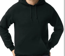 Load image into Gallery viewer, Pink Sox solid black hoodie
